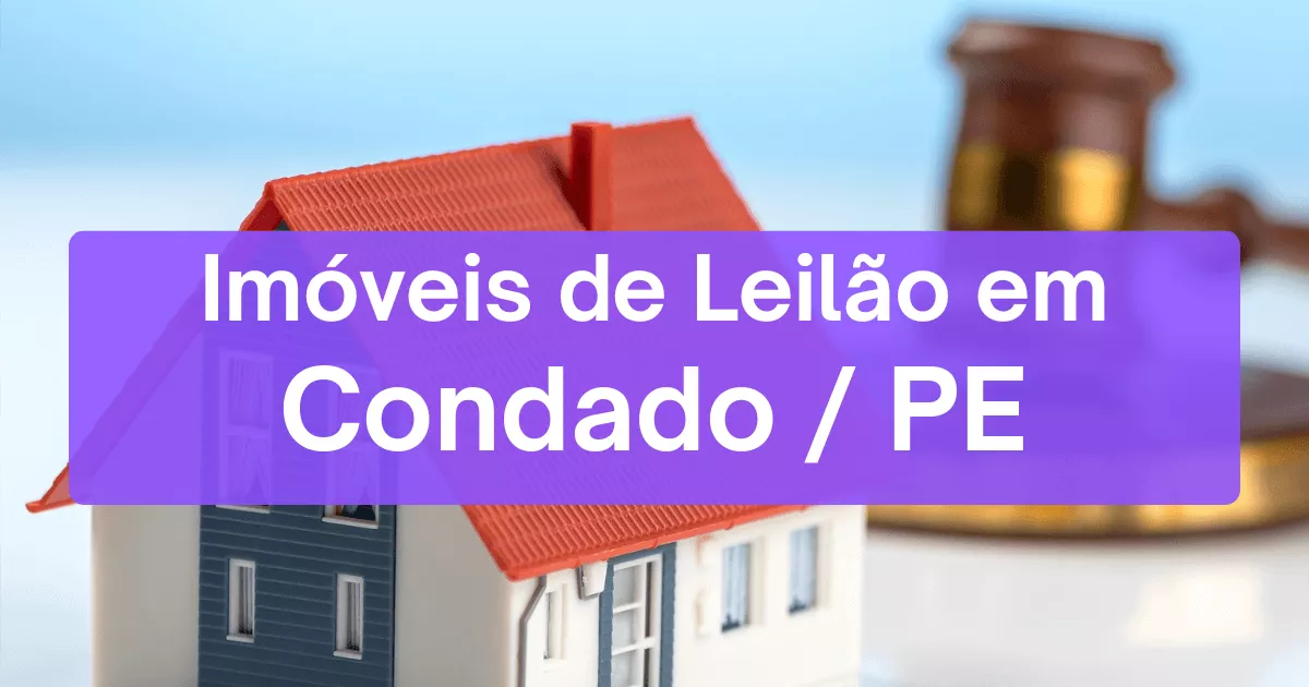 Imóveis em leilão em Condado/PE