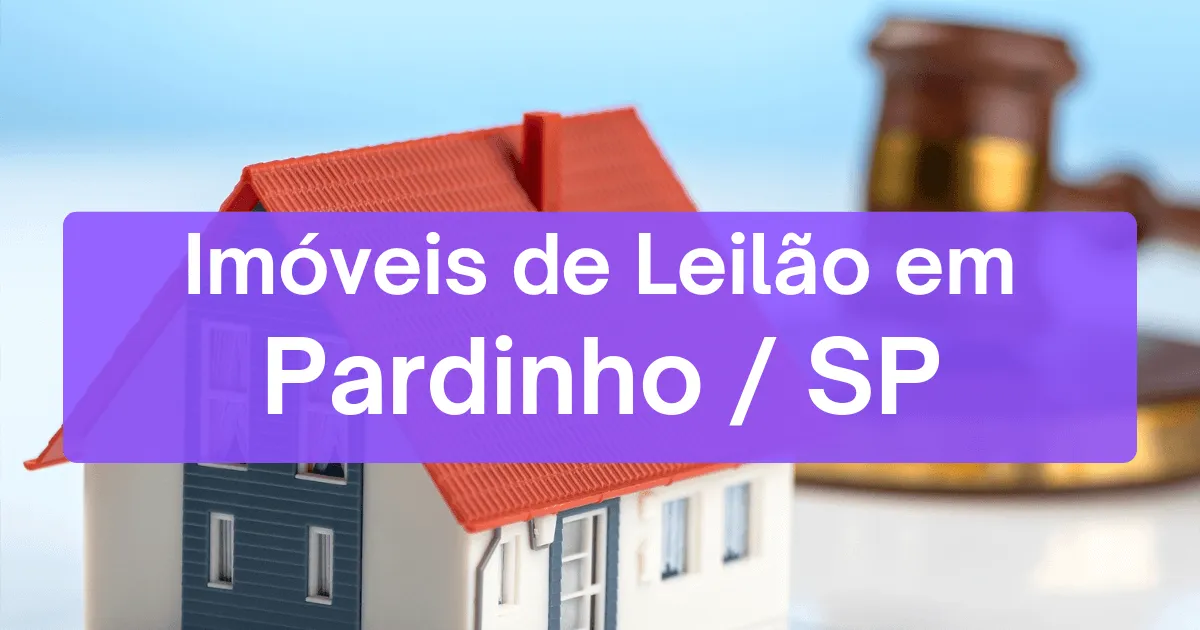 Imóveis em leilão em Pardinho/SP
