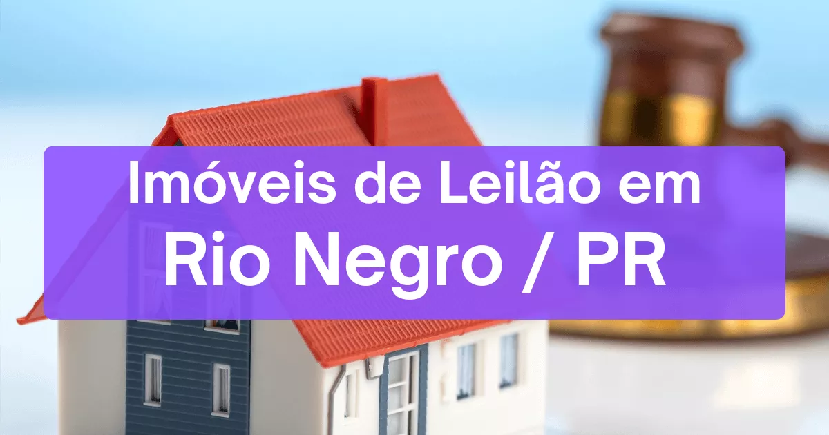 Imóveis em leilão em Rio Negro/PR