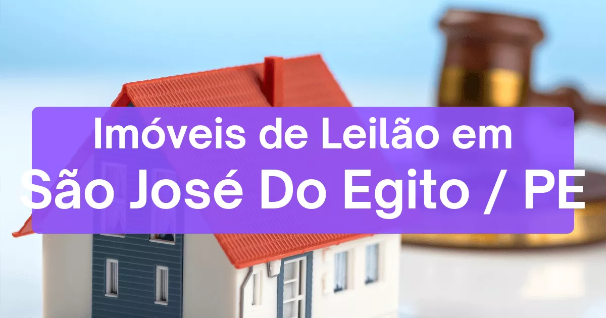 Imóveis em leilão em São José Do Egito/PE